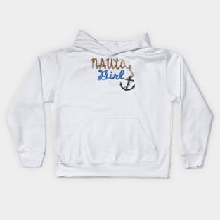 Nauti Girl Womens Boat Shirt Kids Hoodie